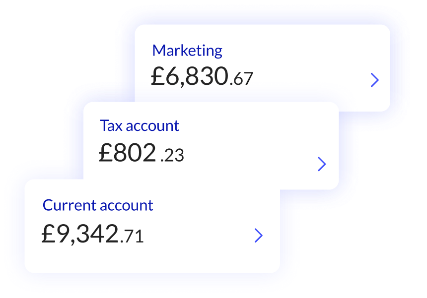 Easy switching between multiple accounts feature - Tide Business Banking App