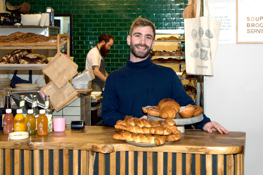 Ollie Gold - Founder of Pophams Bakery