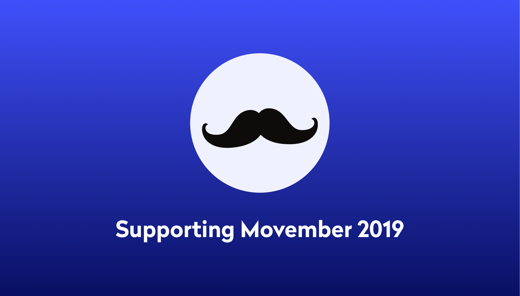 Supporting Movember at Tide