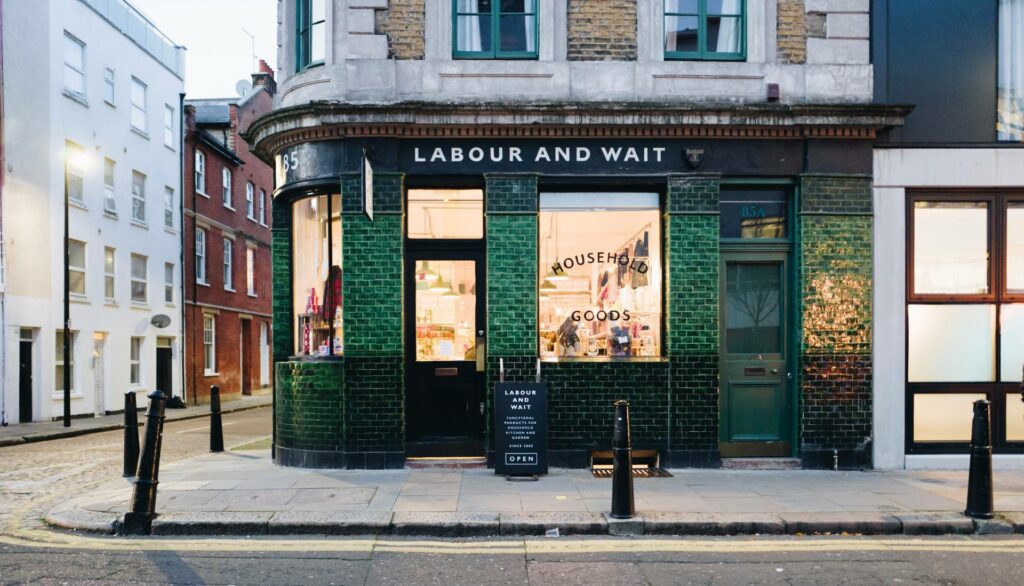 Shop in Shoreditch, London. Photo by Tomas Anton Escobar on Unsplash