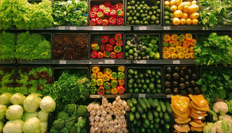 Veg shelves. Photo by nrd on Unsplash