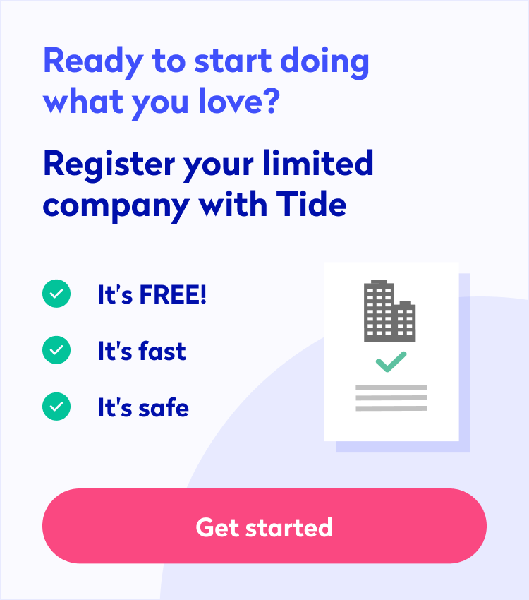 register your business with tide