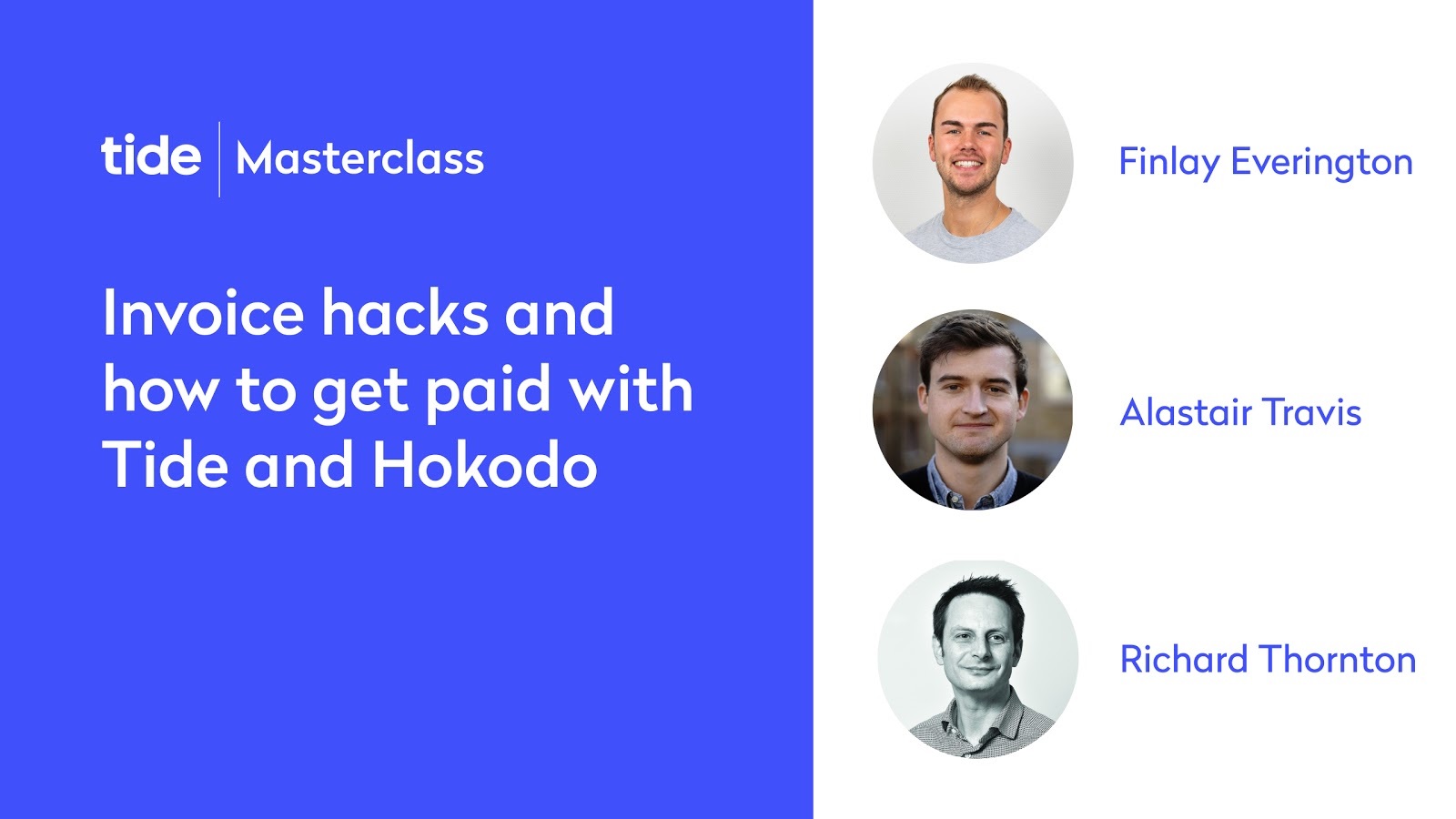 Tide Masterclass - Invoice hacks and how to get paid with Tide and Hokodo