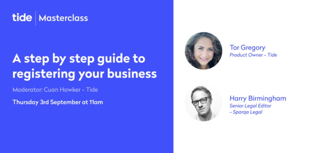 Masterclass - Registering your business