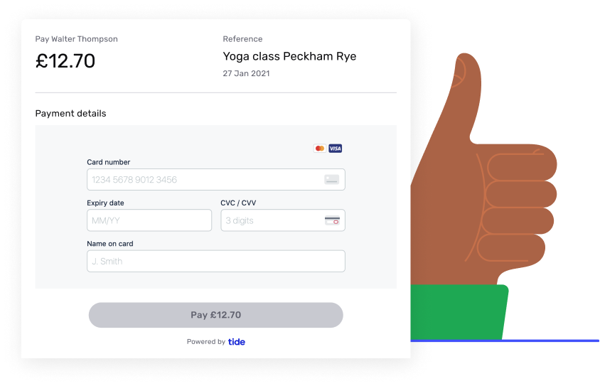Payment Links Fast online card payments Tide Business