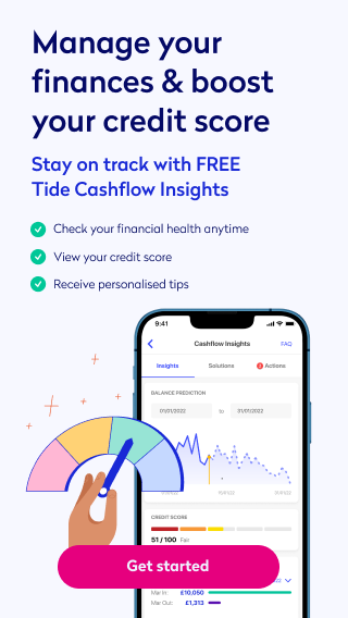 Banner showing the benefits of Cashflow Insights