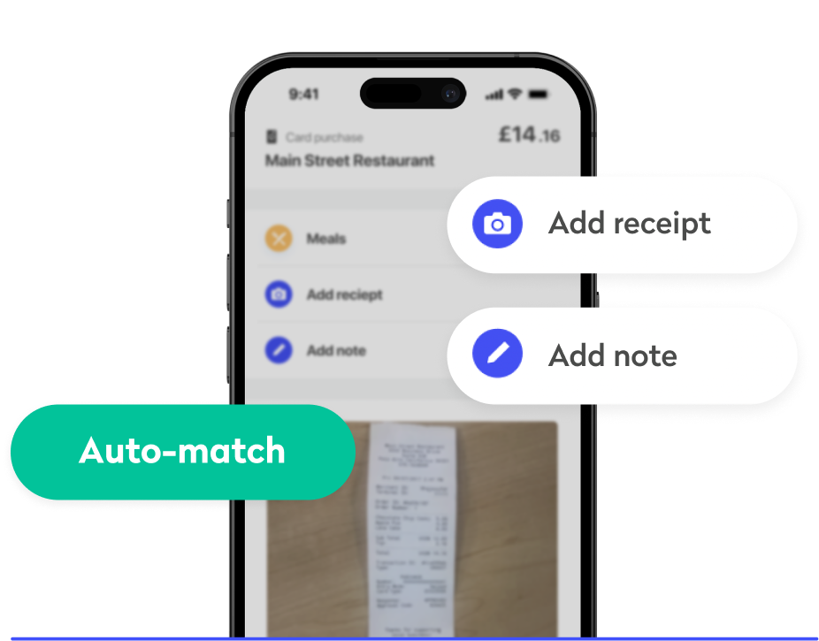 Add Receipts in app